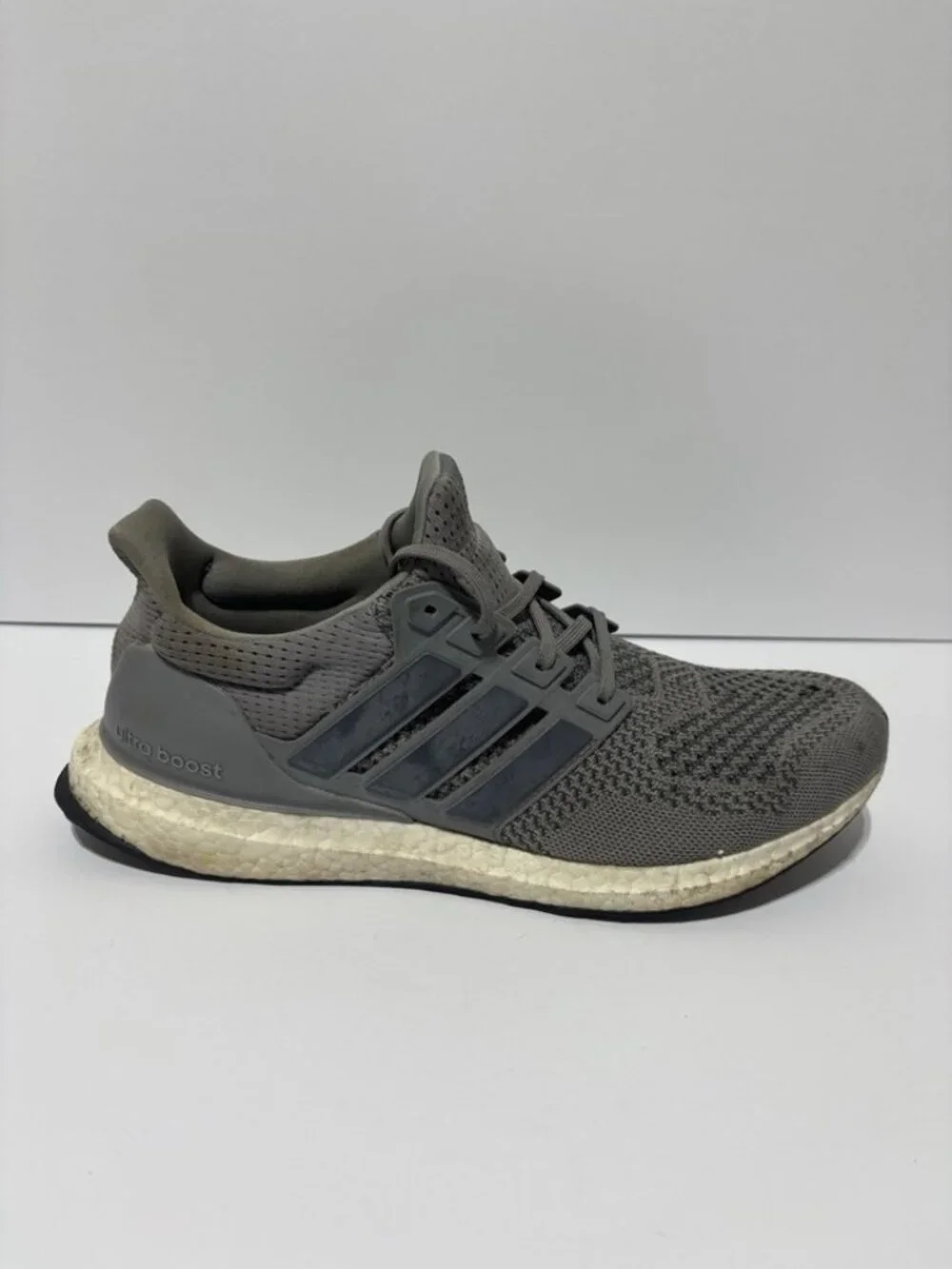 Adidas Men’s Ultraboost 1.0 Gray Running Shoes, Size 11.5 M